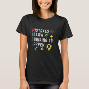 Mathe Teacher Funny Sprichwort, Zurück zur Schule, T-Shirt