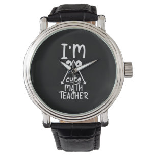 Mathe Teacher I Bin Mathe Teacher Armbanduhr