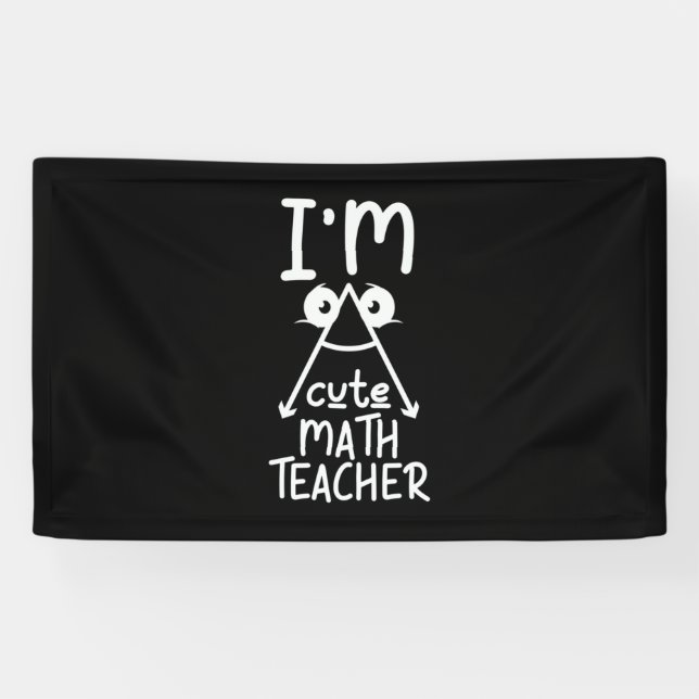 Mathe Teacher I Bin Mathe Teacher Banner (Horizontal)