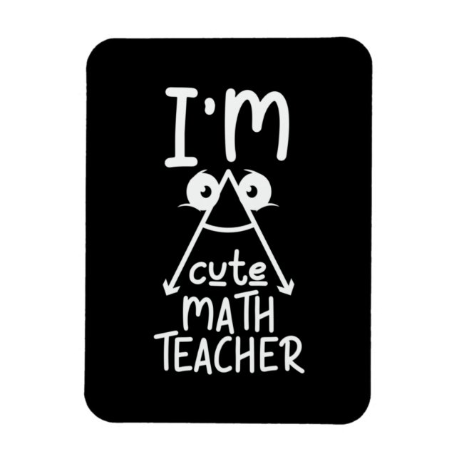 Mathe Teacher I Bin Mathe Teacher Magnet (Vertikal)