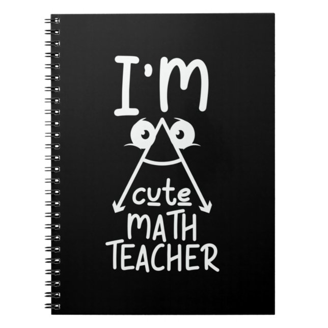 Mathe Teacher I Bin Mathe Teacher Notizblock (Vorderseite)