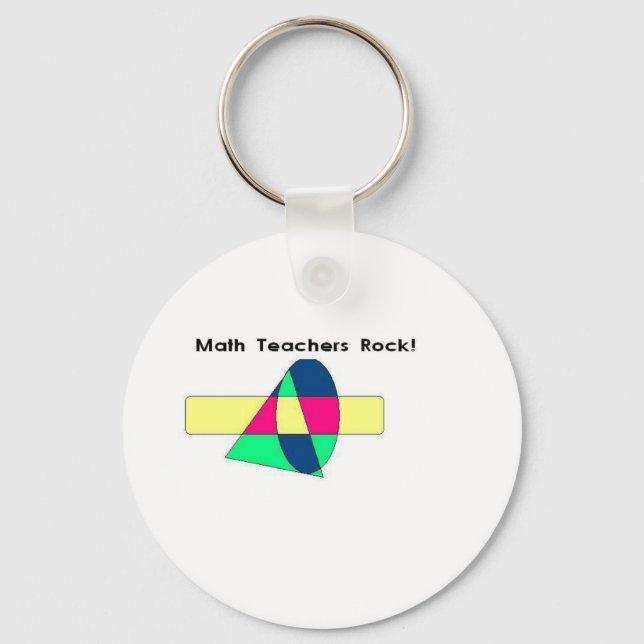 Mathe Teachers Rock! Schlüsselanhänger (Vorderseite)