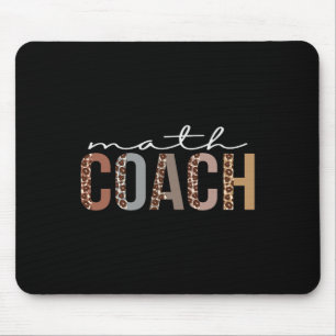 Mathe-Trainer Leopard-Schätzung Spaß für Frauen Fü Mousepad