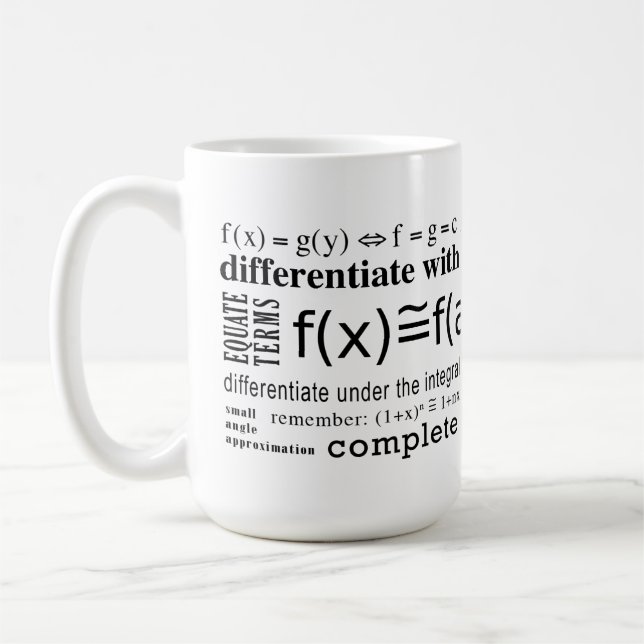 Mathe-Tricks Tasse (Links)