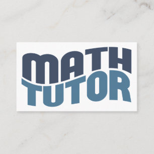 Mathe-Tutor-Visitenkarten Visitenkarte