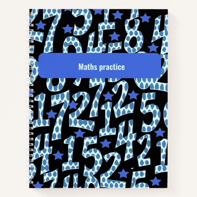 Mathe-Übung Notizbuch (Vorderseite)