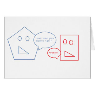 Mathe und englisches Wortspiel