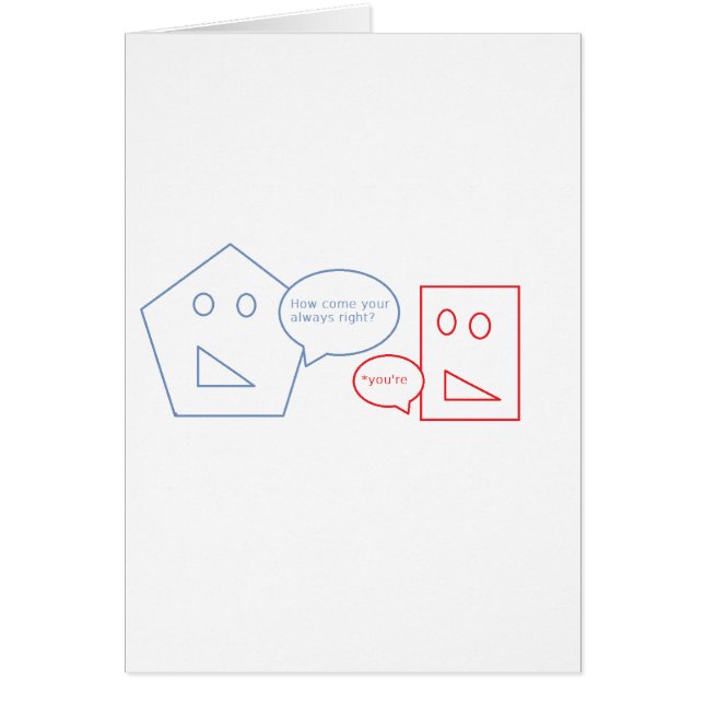 Mathe und englisches Wortspiel (Vorne)