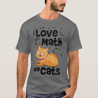Mathe und Katzen T-Shirt