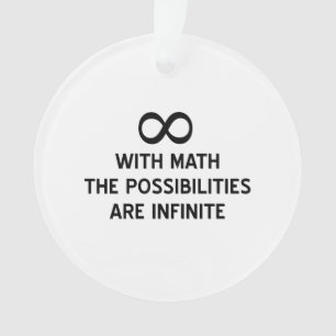 Mathe und unbegrenzte Möglichkeiten Ornament