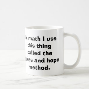 Mathe-Vermutungs-und Hoffnungs-Tasse Tasse
