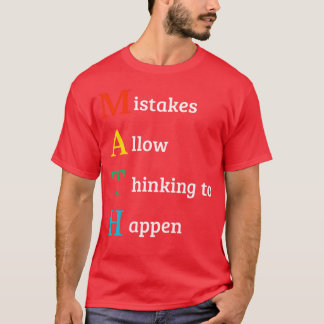 Mathe-Zitat Schulgeschenk für Kinder T-Shirt