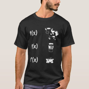 Mathelehrer Algebra Ableitungen Kuhmilchkäse T-Shirt