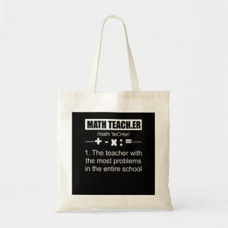 Mathelehrer Definition Schulprobleme Tragetasche