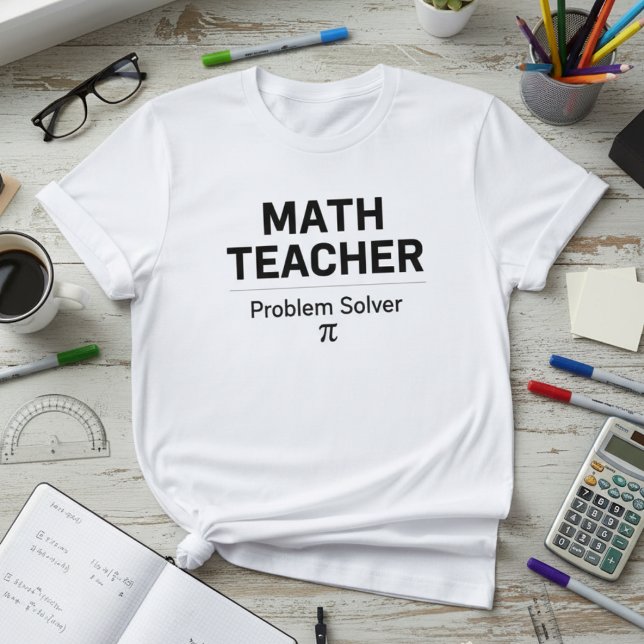 Mathelehrer-Design — Problemlöser (Minimal) T-Shirt (Von Creator hochgeladen)