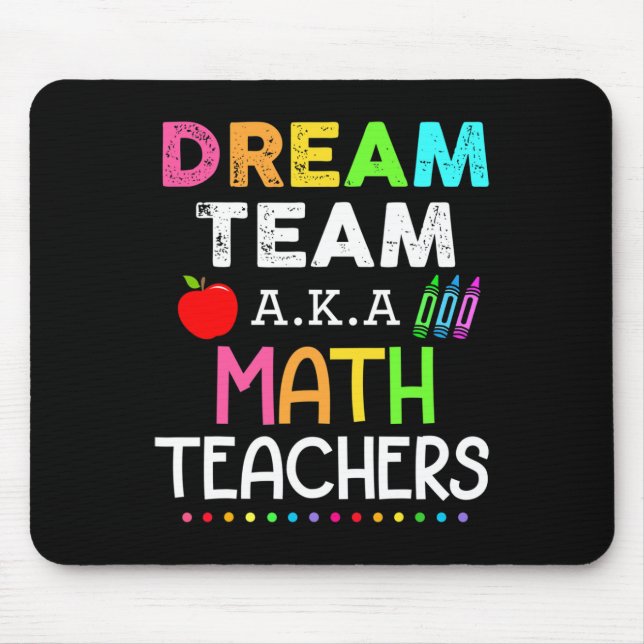 Mathelehrer Dream Team aka Mathelehrer Ck To S Mousepad (Vorne)