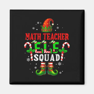 Mathelehrer-Elfen-Squad-Weihnachts-Elfenhut-Schuh- Magnet