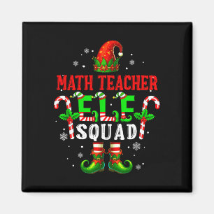Mathelehrer-Elfen-Trupp Weihnachts-Elfenhut Schuhe Magnet