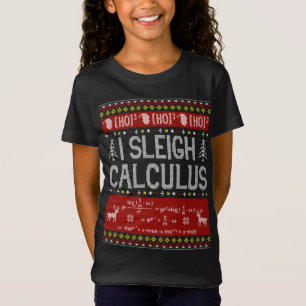 Mathelehrer I Sleigh Calculus Ugly Sweater Chris T-Shirt