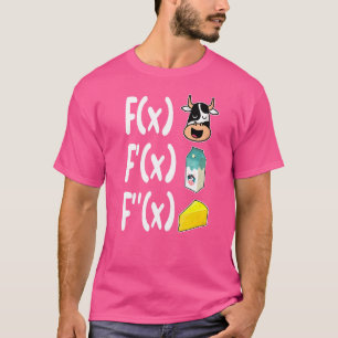 Mathelehrer Kuhmilch Käse Mathematik Infinitesimal T-Shirt