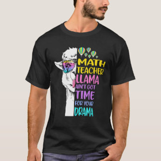 Mathelehrer Lama T-Shirt