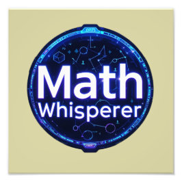 Mathelehrer Math Whisperer Fotodruck