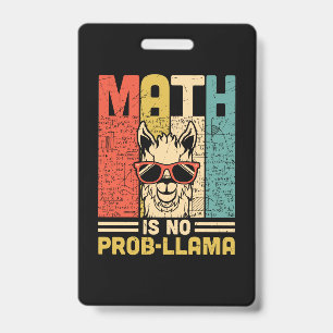 Mathelehrer Mathe ist kein Problem Ausweis