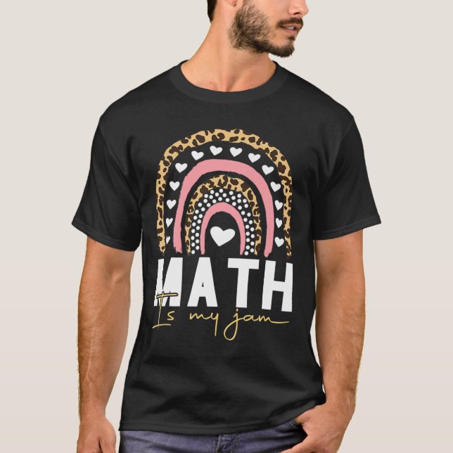 Mathelehrer - Mathe ist mein Jam zurück in die Sch T-Shirt (Vorderseite)