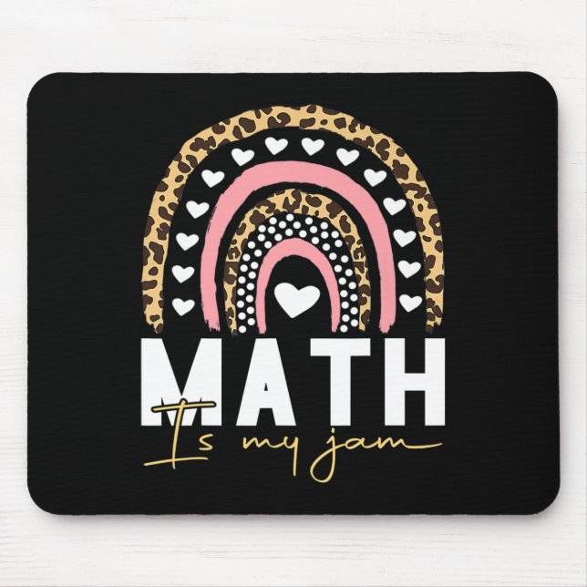 Mathelehrer - Mathe ist meine Leidenschaft Mousepad (Vorne)