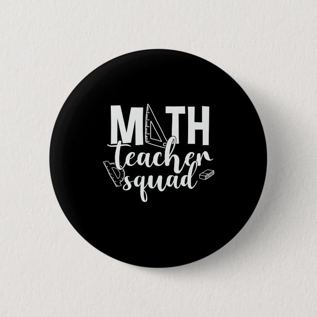 Mathelehrer Mathelehrer-Team Button (Vorderseite)