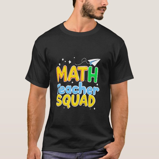 Mathelehrer-Truppe T-Shirt (Vorderseite)