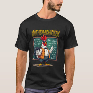 Mathemachicken Funny Funny Funny Funny Teacher nie T-Shirt