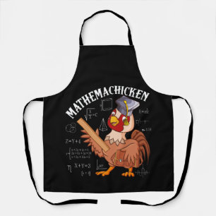 Mathemachicken Teacher Math Lovers Chicken Schürze