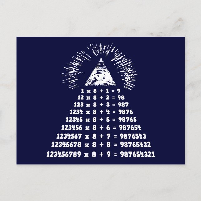 Mathemagic Postkarte (Vorderseite)