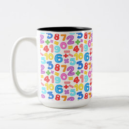 MATHEMATICS AND NUMERICAL OPERATIONS ZWEIFARBIGE TASSE