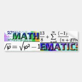 "Mathematics-GOTTA LIEBE IT!" Autoaufkleber