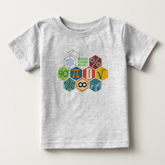 Mathematik Baby T-shirt (Vorderseite)