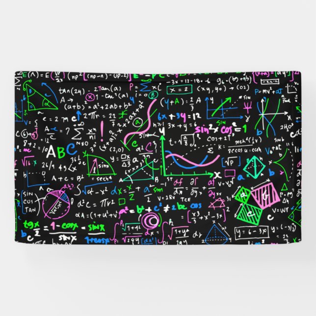 Mathematik-Bildung Banner (Horizontal)