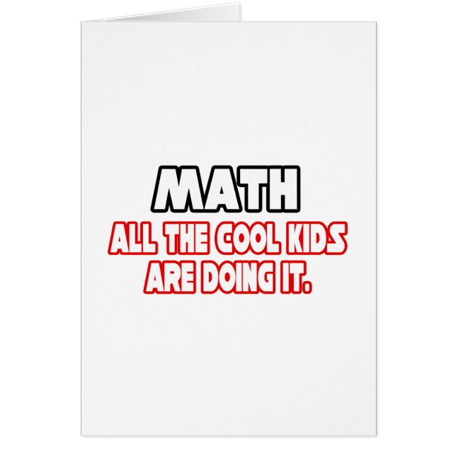 Mathematik... Coole Kinder (Vorne)