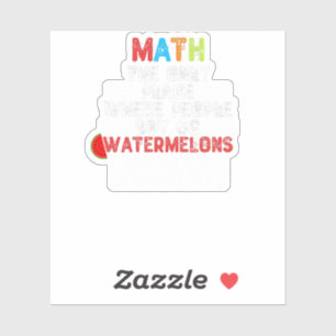 Mathematik der einzige Ort, wo die Leute kaufen -  Aufkleber