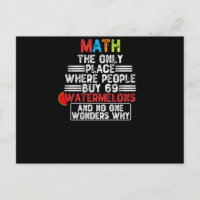 Mathematik der einzige Ort, wo die Leute kaufen - 