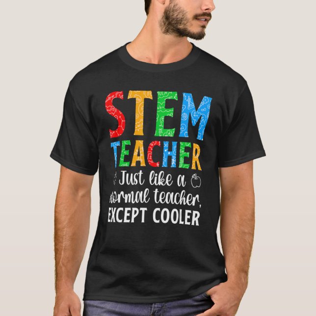 Mathematik des STEM Lehrers Science Technology Eng T-Shirt (Vorderseite)