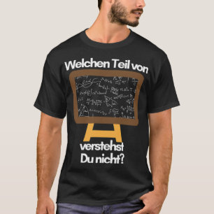 Mathematik erklärt in der Schule Pferd arabisch T-Shirt