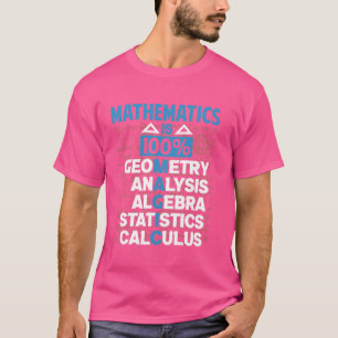 Mathematik Es ist 100 Magie Phantastische Shirt Ma