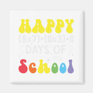 Mathematik Formel 100 Tage der Schule Funny Mathe Magnet