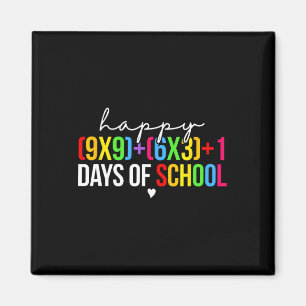Mathematik Formel 100 Tage der Schule Funny Mathe Magnet