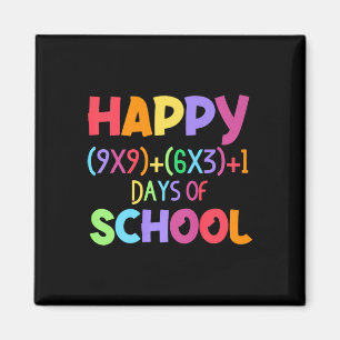 Mathematik Formel 100 Tage der Schule Funny Mathe Magnet