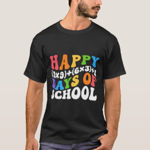 Mathematik Formel 100 Tage der Schule Funny Mathe T-Shirt