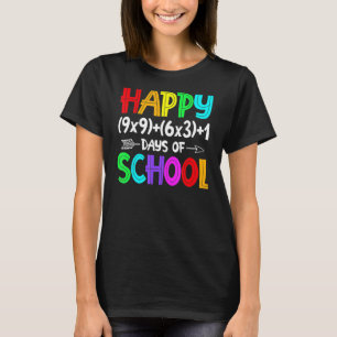 Mathematik Formel 100 Tage der Schule Funny Mathe  T-Shirt