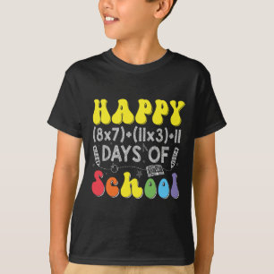 Mathematik Formel 100 Tage der Schule Funny Mathe T-Shirt